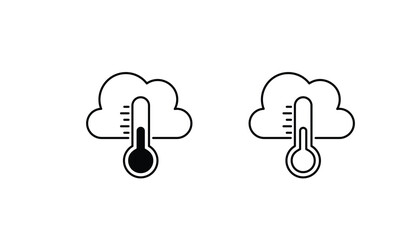 Weather Forecast icon design with white background stock illustration