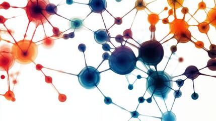 Mind map with interconnected nodes, illustrating understanding and balance in thought processes 