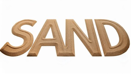 sand text