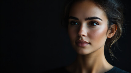 Obraz premium a kind woman , real, casual, professional, trustworthy and approachable