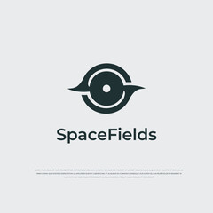 Letter S and Orbit combine 3D logo