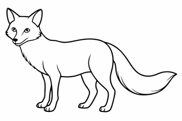 elephant line art vector illustration