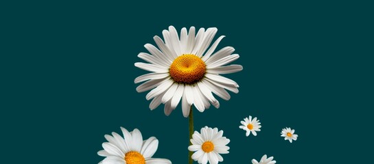 daisies abstract background illustration 