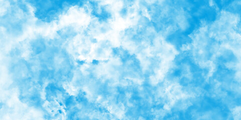 Hand painted watercolor sky and clouds with tiny clouds and fogg, Aquarelle painted textured canvas of cloudy sky, Watercolor illustration art marble painting sky.	