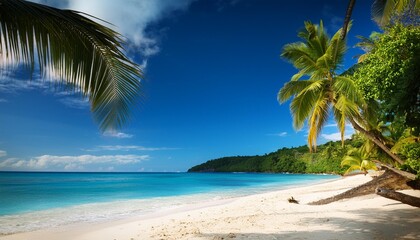 Obraz premium tropical beach landscape, AI generated