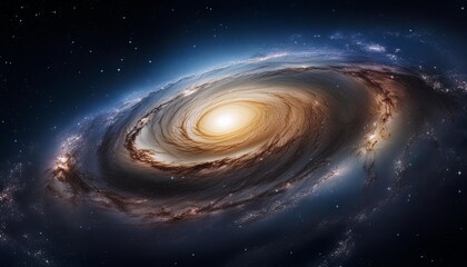 spiral galaxy, AI generated