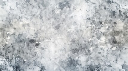 Abstract white and gray blurred painting with soft textures