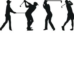 Game vector flat silhouette collection