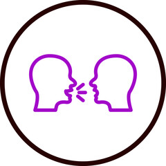 Emotional Graph Vector Line Purple Circle Black