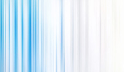 Fototapeta premium Abstract background with vertical blue and white stripes, blurred gradient effect