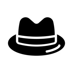 hat glyph icon