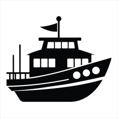 Silhouette of a Pirate Ship