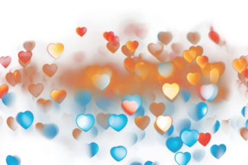 PNG Bokeh hearts background backgrounds night black background.