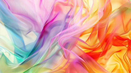 Abstract Rainbow Fabric