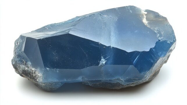 Radiant Celestite Crystal: Captivating Portrait of Polished Gem - Tanoshii1167