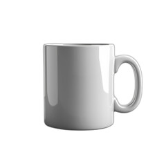 Minimalist 2D Mug Logo on White Background Version 6