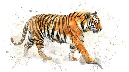 Obraz premium tiger in the zoo
