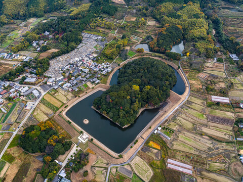 奈良・天理 行燈山古墳（崇神天皇陵）