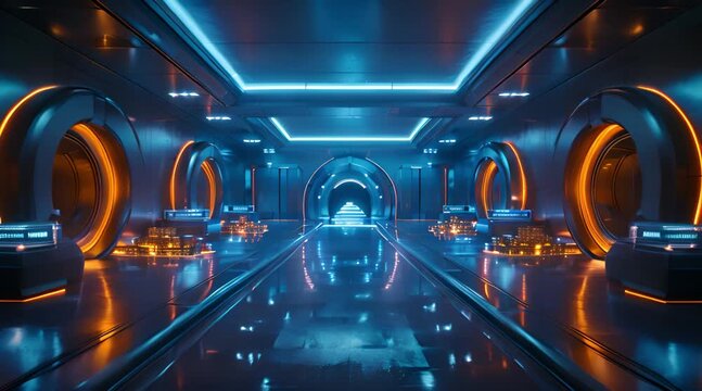neon purple automotive design and entertainment in the city