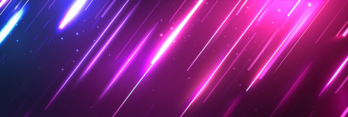 Obraz premium Abstract Background with Neon Light Streaks and Lines