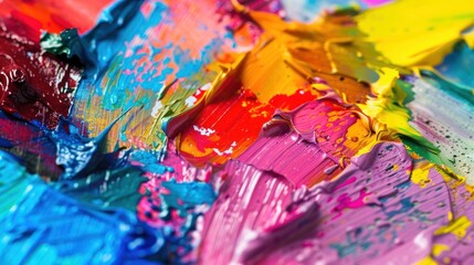 Fototapeta premium Abstract Oil Painting Texture