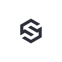 S logo, letter s, initial s logo design
