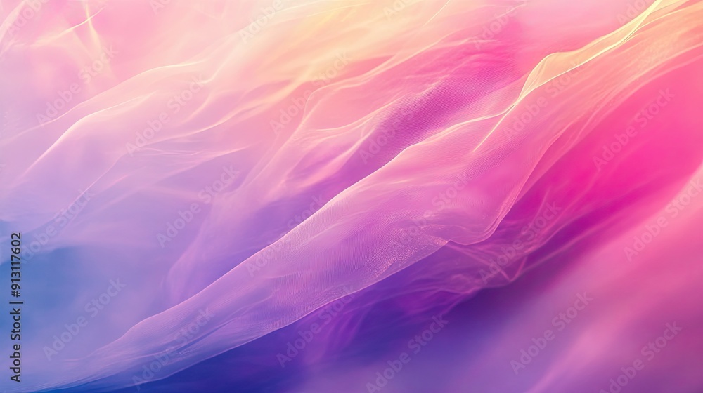 Poster abstract background with smooth, gradient transitions and soft focus, creating a serene and dreamy v