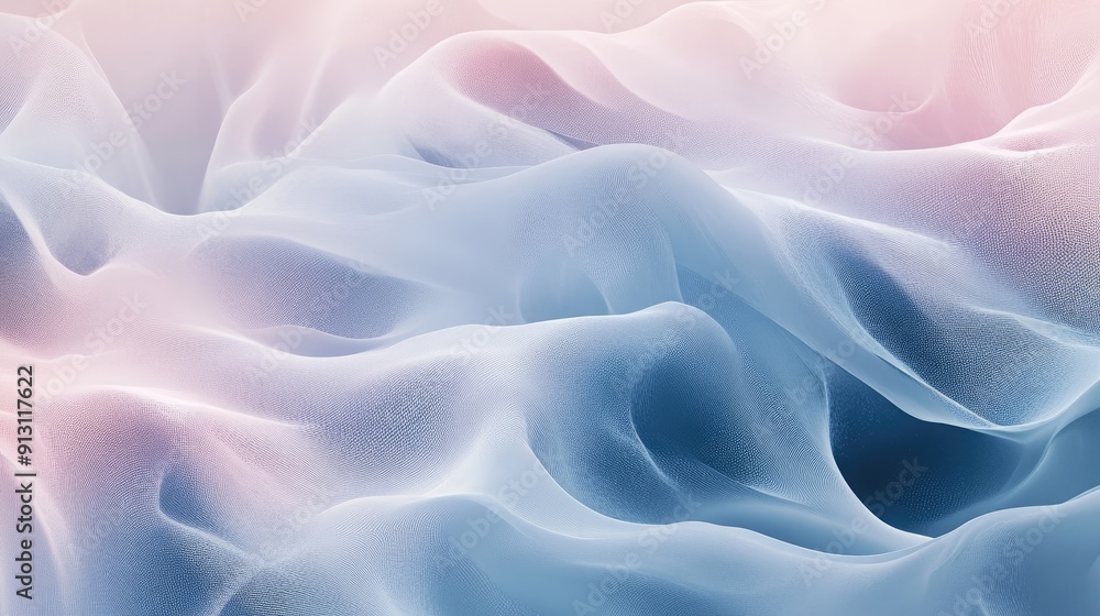 Poster abstract background with soft, fluid gradients and delicate textures, evoking a sense of calm and tr