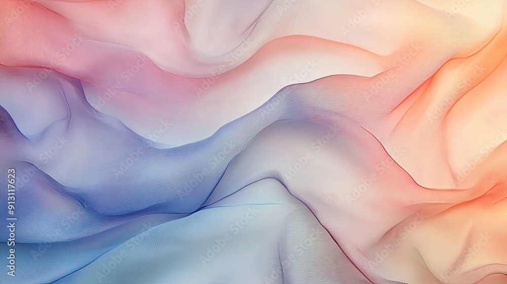Poster abstract background with soft, fluid gradients and delicate textures, evoking a sense of calm and tr