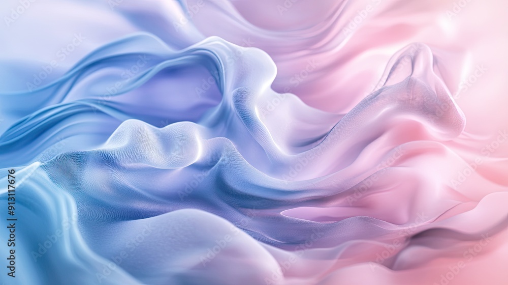 Poster abstract background with soft, fluid gradients and delicate textures, evoking a sense of calm and tr