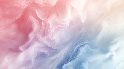 Obraz premium Abstract background with soft, pastel gradients and organic shapes, creating a soothing and harmonious visual effect