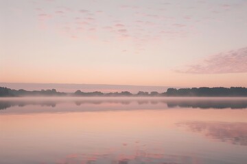 sunrise over lake