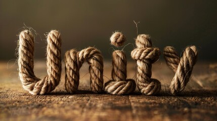 Wool Collaborative teamwork concept art poster.