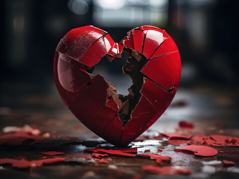 broken heart, concept of separation, betrayal