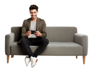 PNG Sitting furniture holding adult.