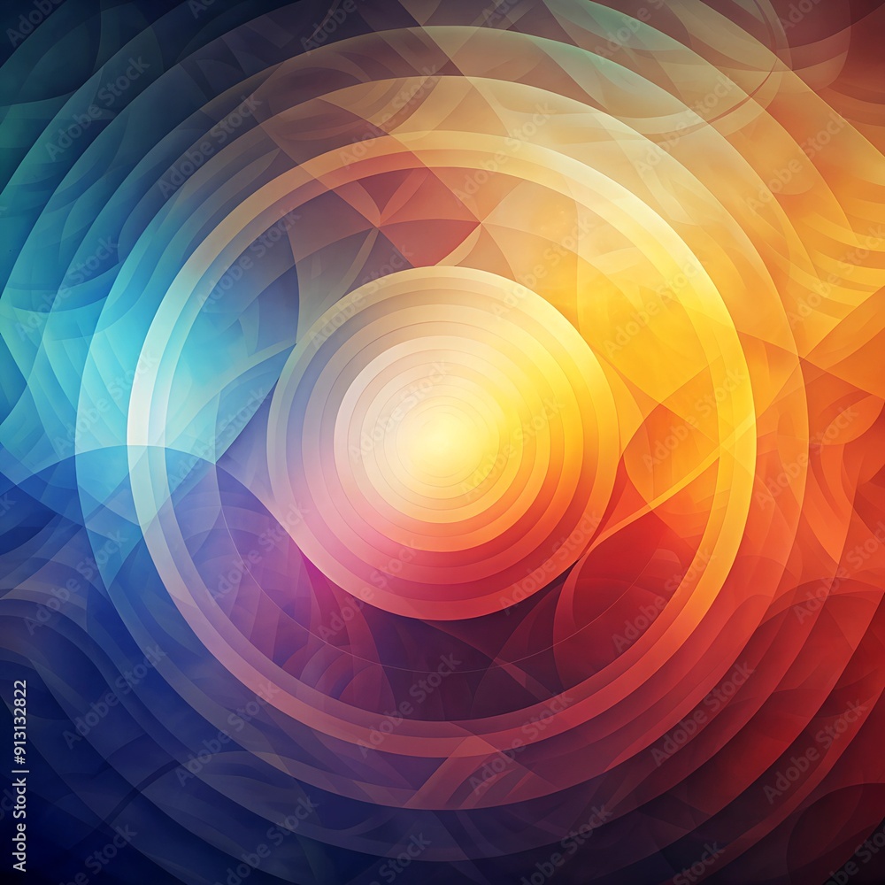 Poster dynamic abstract background