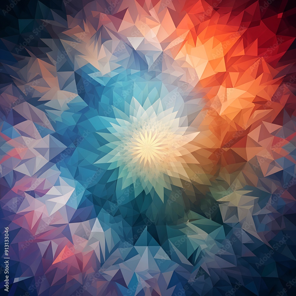 Poster dynamic abstract background