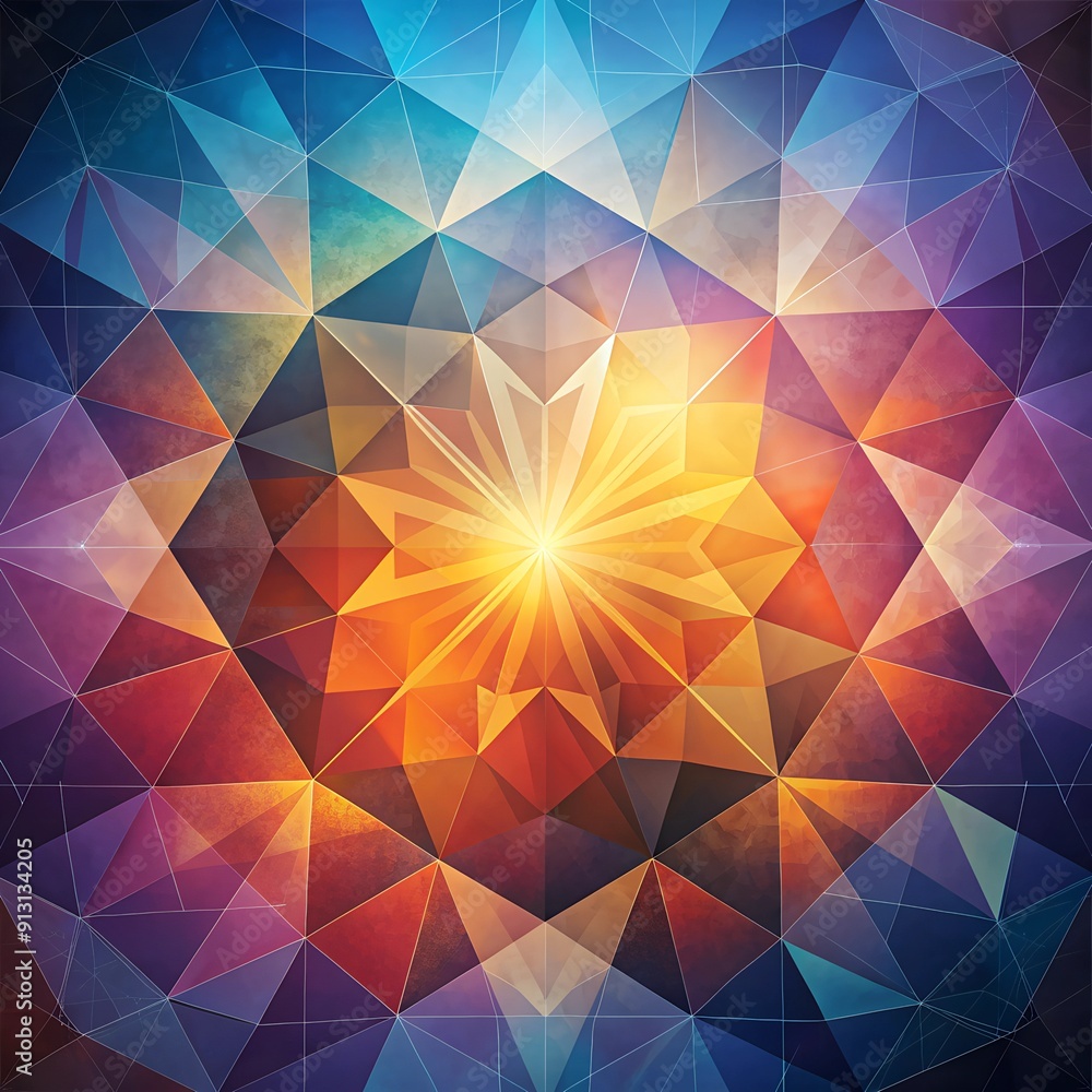 Poster dynamic abstract background