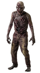 Fototapeta premium Scary halloween zombie isolated.
