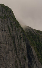 Mystic Fjords big wall in Alaska
