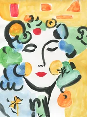 abstract woman face © Anna Ismagilova