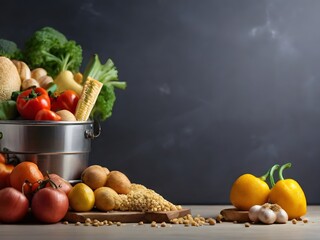 Concept of world safety food day with copy space