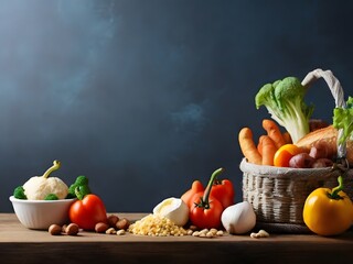 Concept of world safety food day with copy space