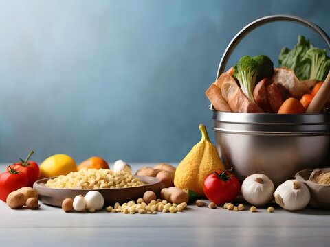 Concept of world safety food day with copy space