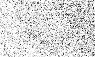 Snow, stars, twinkling lights, rain drops on black background. Abstract vector noise. Small particles of debris and dust. Distressed uneven grunge texture overlay.