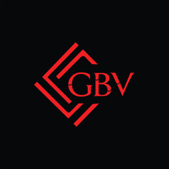 GBV Letter Initial Logo Design Template Vector Illustration