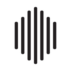 vertical line icon vector illustration design template