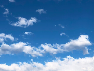 blue sky with clouds
