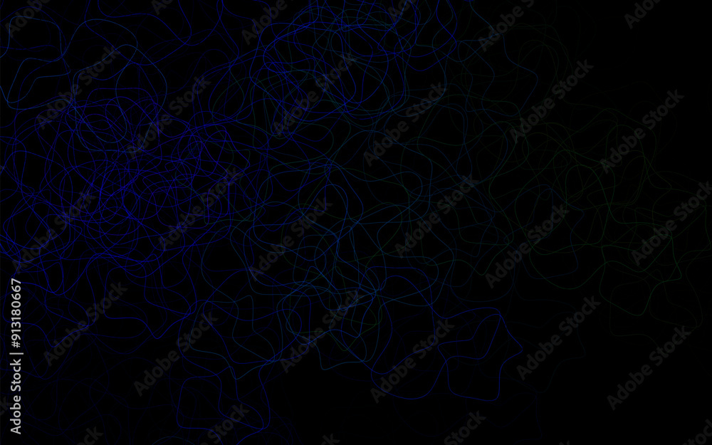 Poster Dark Multicolor vector pattern with random forms.