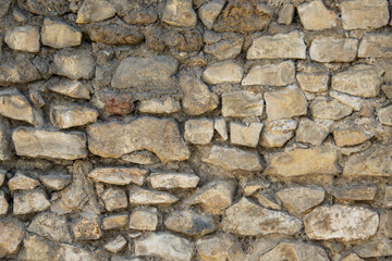 vieux mur en pierre, en gros plan